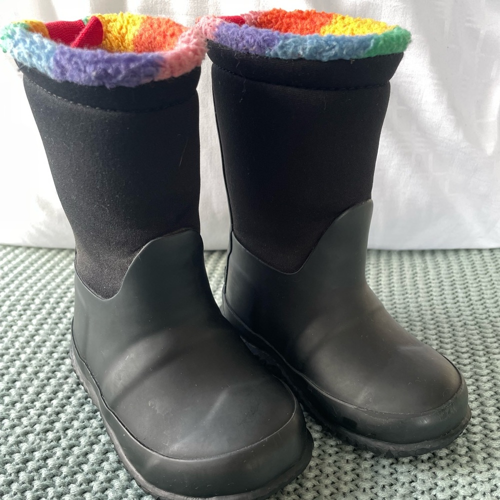 Hunter Rainbow Fur Lined Boots